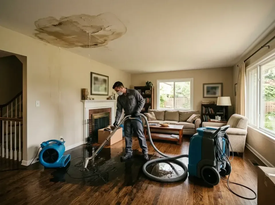 attic-pipe-burst-ceiling-drip-008 — frequently asked questions, Water Damage Restoration & Carpet Care in Greencastle, IN